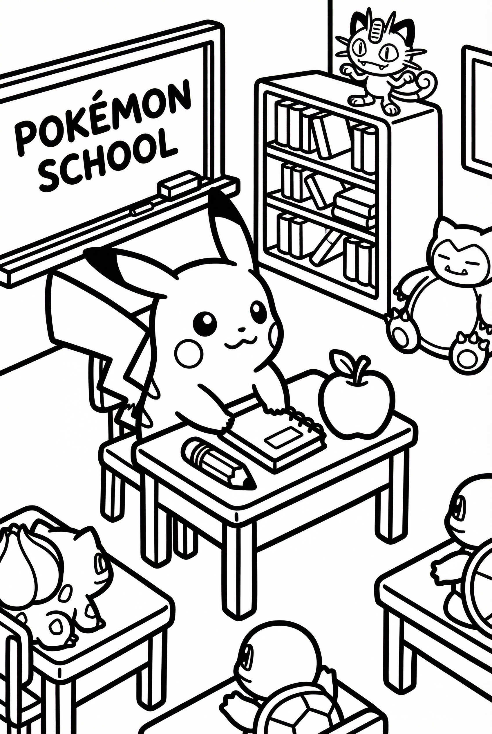 pikachu coloring pages
