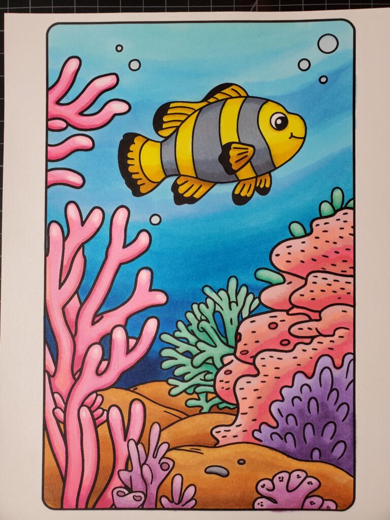 Clownfish coral reef