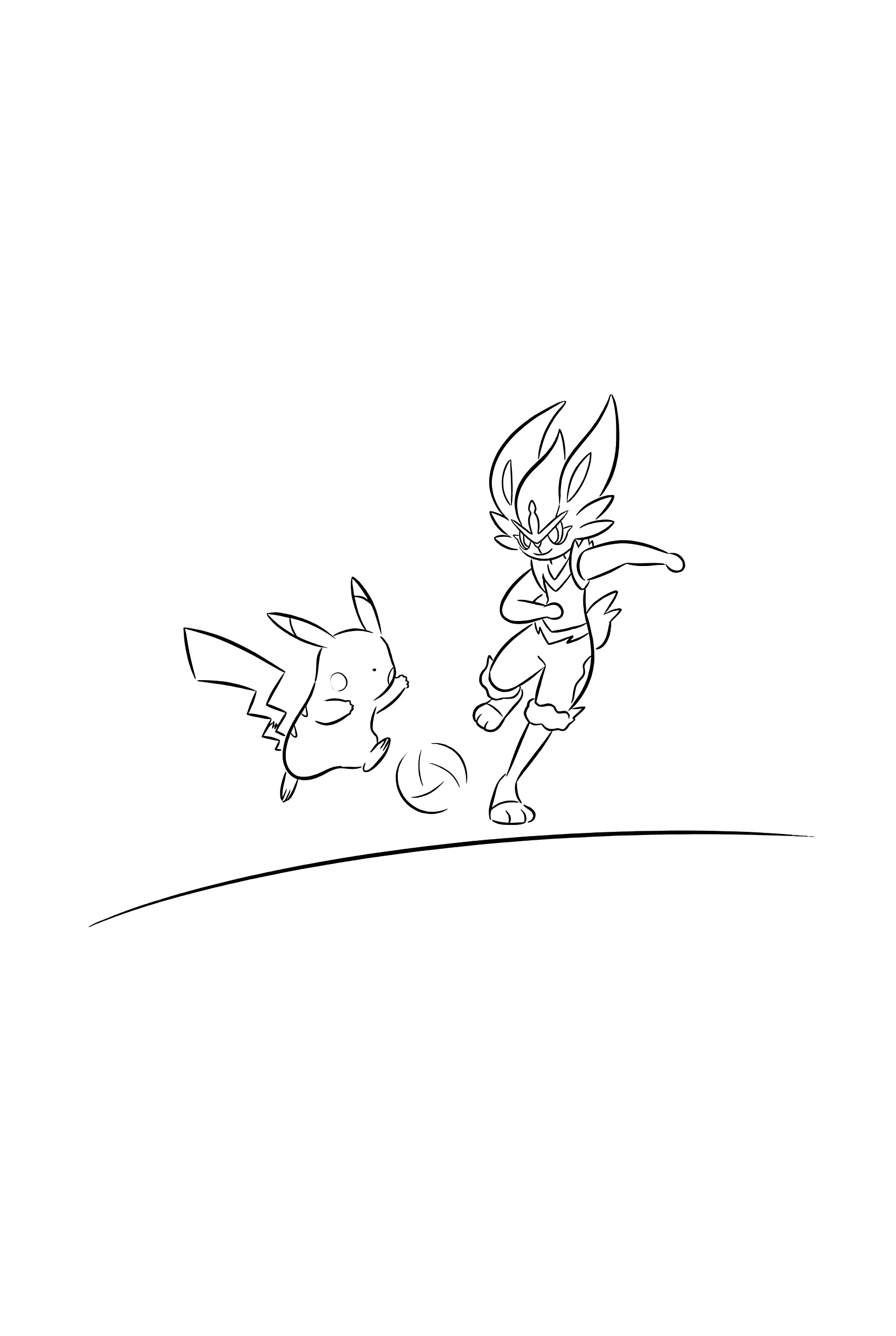 pikachu coloring pages